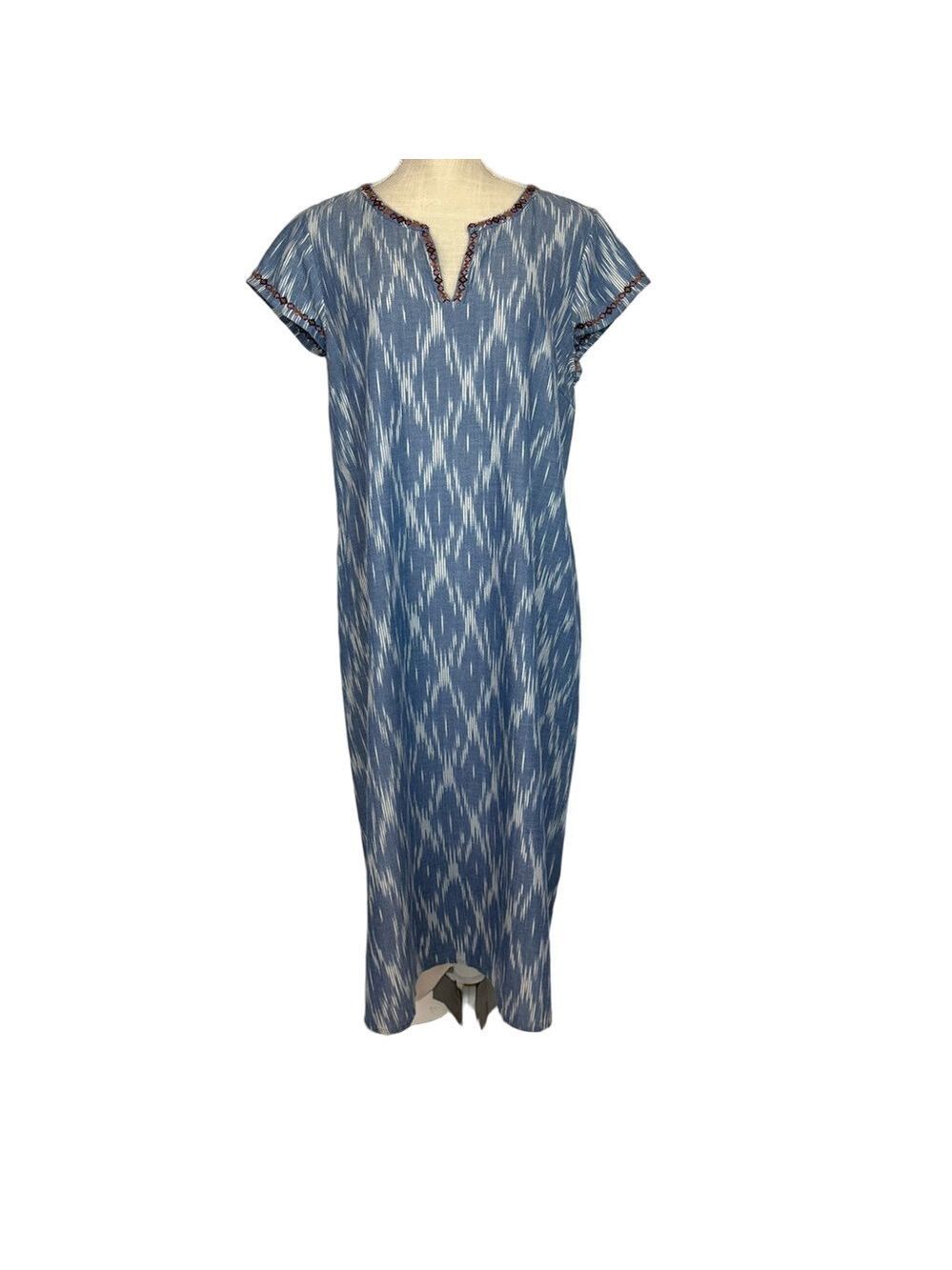 Pure Jill Dress Blue Patterned Midi
Women's Medium A-line